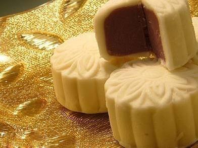 杏仁巧克力冰皮月饼