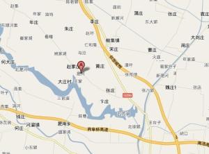 淝河区域地图