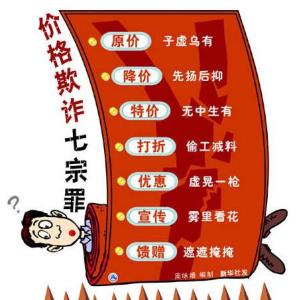 价格欺诈行为