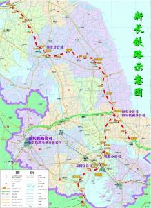 新长铁路线路走向图
