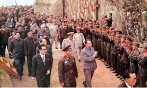 领导视察朝鲜人民军