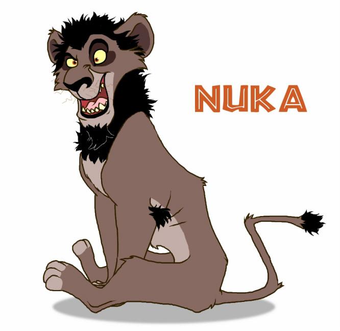 狮子王努卡小时候漫画图片