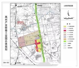 高州产业转移园总体规划图