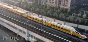 CRH5型的0号高速检测车