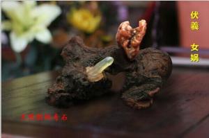 天然阴阳石----伏羲女娲石