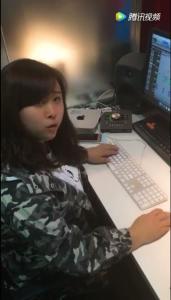 涂涂配音演员工作照
