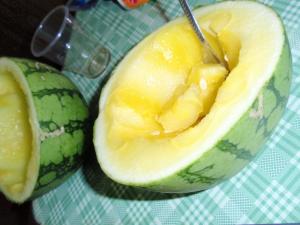 黄瓤西瓜西瓜形态