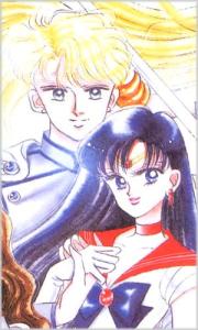 美战原画集1中的水手火星和杰戴特