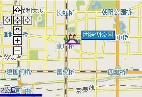 团结湖公园地图