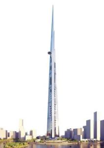 将在红海沿海城市吉达建设的世界第一高塔