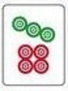 7饼正立图案