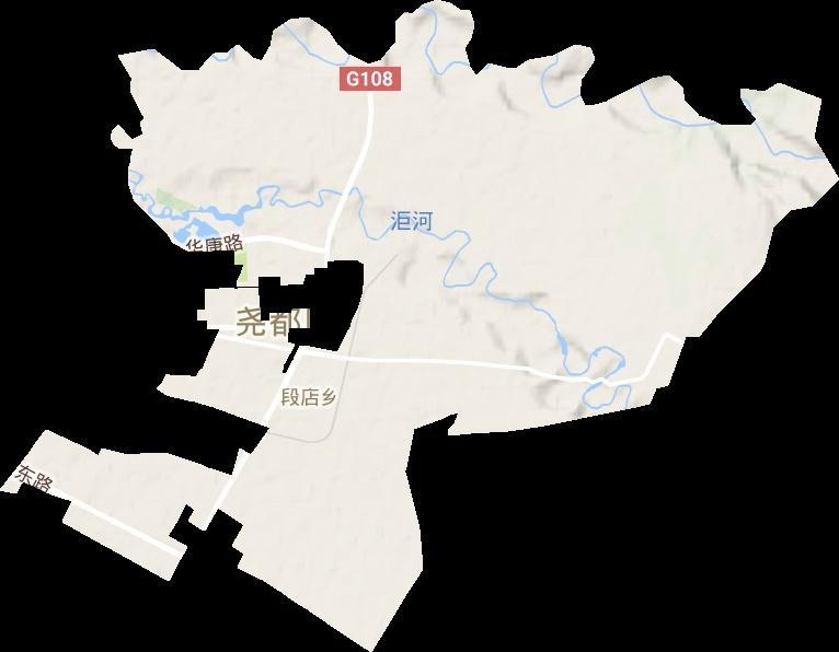 段店乡地形图