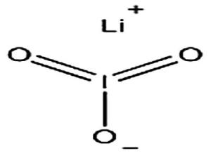碘酸锂结构式