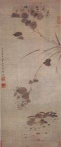 李因芙蓉鸳鸯图