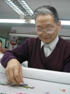 广绣工艺大师许炽光