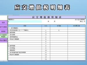 应交增值税