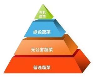 蔬菜等级金字塔
