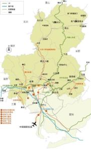 岐阜县交通图