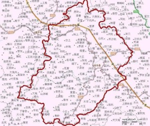 将乐县行政区图