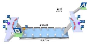 鼓楼大街站站内立体图（2号线）
