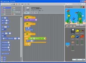 Scratch1.4的程序界面