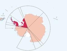 英属南极领地在南极洲的地理位置