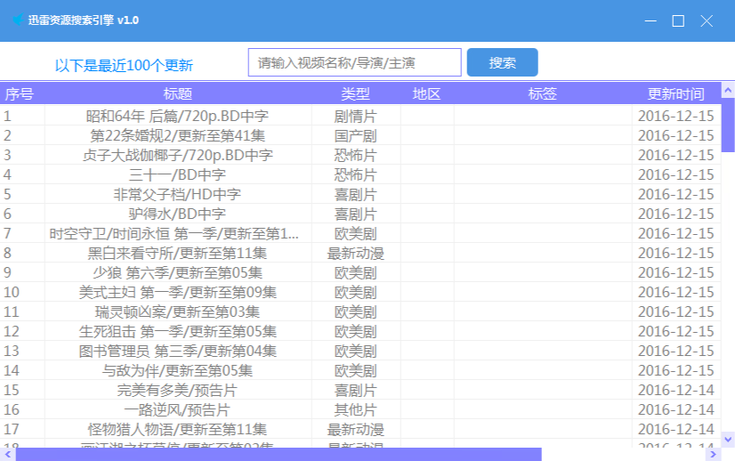 迅雷资源