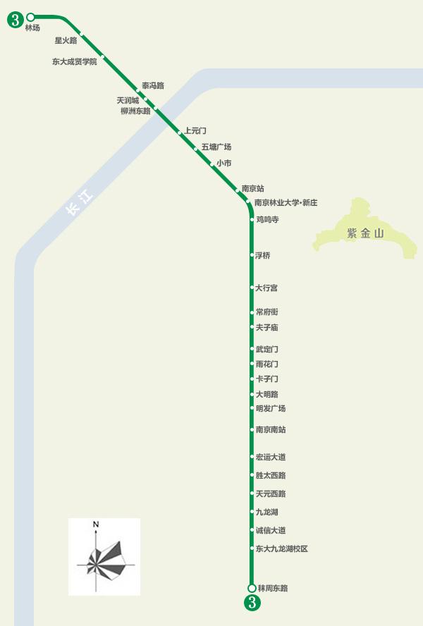 南京地铁3号线延长线图片