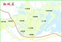相城行政区划图