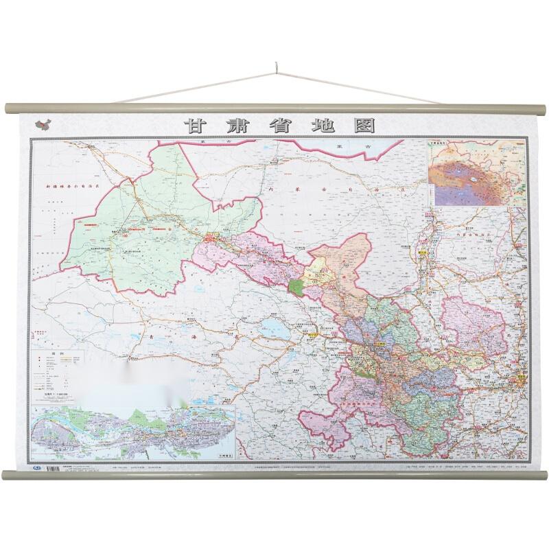 甘肃省地图高清图 卡通 0