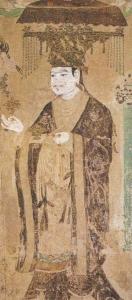 面目祥和的于阗国王李圣天供养像