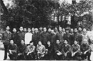 1979年在哈尔滨(前排右一)