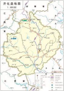 开化县地图