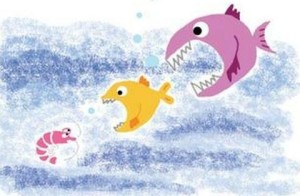 小鱼怎么吃虾米 300