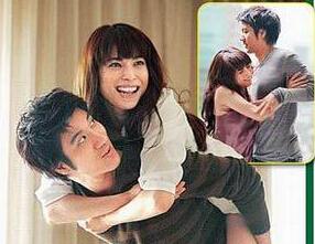 上原多香子与王力宏拍摄MV