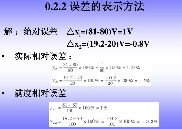 相对误差