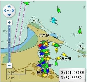 船舶定位有两种含义:一种是用导航仪表确定船在地球表面的坐标点,或不