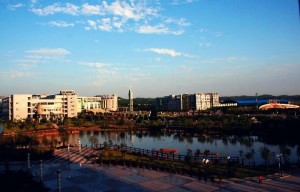 重庆文理学院俯视图