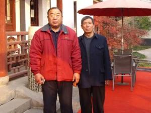 常州形意拳研究会副会长朱荣生与张玉林