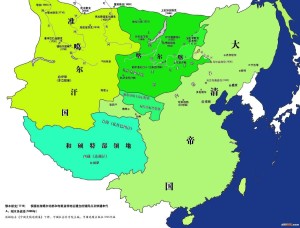 十七世纪末的形势图