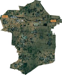 南与清丰县巩营乡接壤,西与韩张镇相接,北与福堪镇相邻,行政区域面积6