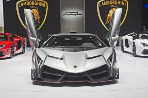 日内瓦车展上的兰博基尼Veneno