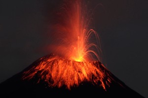 火山爆发