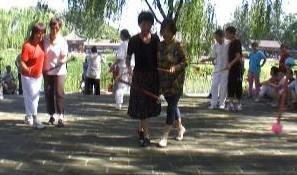 双人练习打花棍