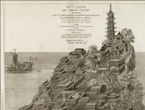 200年前法国人记录的镇江金山寺铜版画
