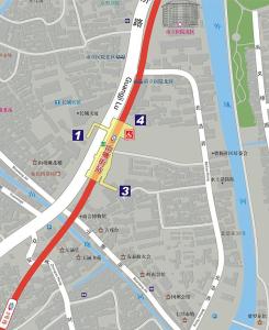 山塘街站出入口信息图