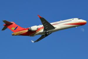 105架机（B-938L）测试飞行到福州长乐机场