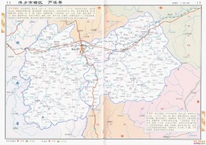 芦溪县地图
