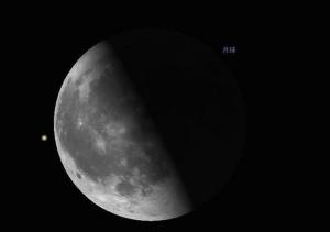 月掩星