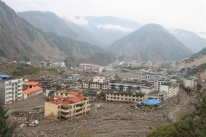 震后北川县城